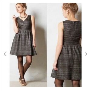 Anthropologie tweed dress